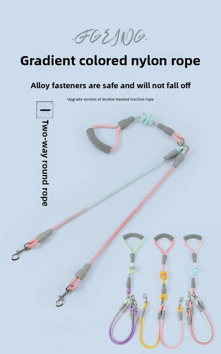 Puppy Accessories Flexi Suit for Dog Pet Supplies Dogs Collar Leash Collars Accessory Big Harness Double-headed traction rope