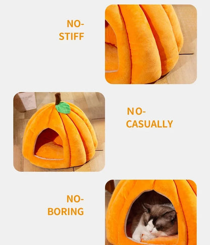 Bed for Cats Plush Beds Banana Puppy Warm Accessory Winter House Accessories Pet Basket Things Goods Houses and Habitats Dog All
