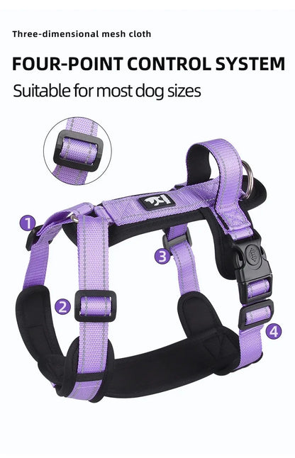 Harnesses and Wears Necklaces Harness With Dog Leash Classic Medium Small Dogs Pet Accessories Chest Puppy Collar Big Accessory