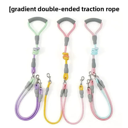 Puppy Accessories Flexi Suit for Dog Pet Supplies Dogs Collar Leash Collars Accessory Big Harness Double-headed traction rope