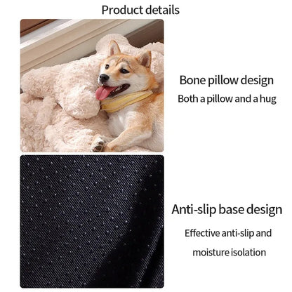 Dog Bed Pet Beds Accessories Supplies Dogs Winter Baskets Fluffy Bedding Warm Mat Sofa Big Accessory Small Breeds Puppy Cats