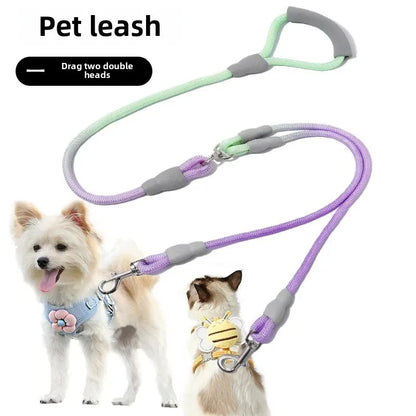 Puppy Accessories Flexi Suit for Dog Pet Supplies Dogs Collar Leash Collars Accessory Big Harness Double-headed traction rope