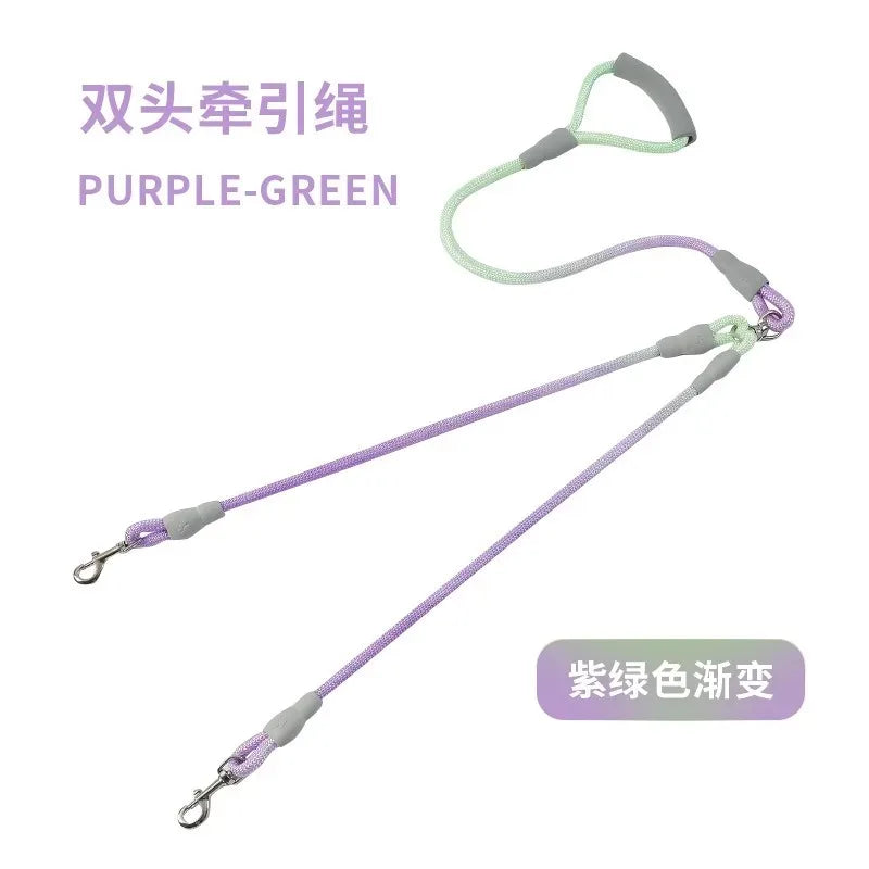 Puppy Accessories Flexi Suit for Dog Pet Supplies Dogs Collar Leash Collars Accessory Big Harness Double-headed traction rope