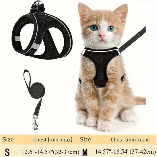 Harness for Cats Pet Products Goods Supplies Accessories Pets Collar, Harness, Leash Things Kitten Breast-band Kittens Cat Home