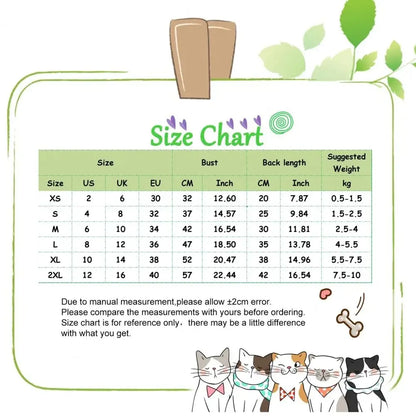 Pet Cats Clothes Kitten Stuff Dog Accessories Pets Dogs Sweater Cooling Vests Apparels Products Clothing Small Kittens Winter