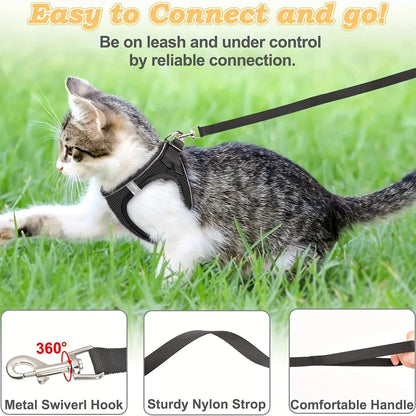 Harness for Cats Pet Products Goods Supplies Accessories Pets Collar, Harness, Leash Things Kitten Breast-band Kittens Cat Home