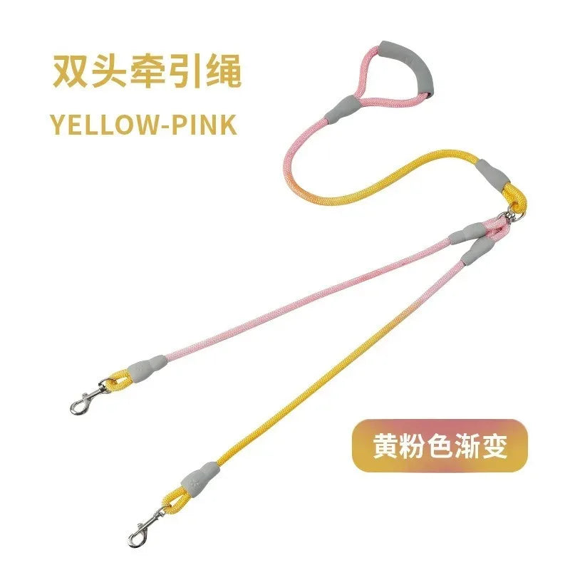 Puppy Accessories Flexi Suit for Dog Pet Supplies Dogs Collar Leash Collars Accessory Big Harness Double-headed traction rope