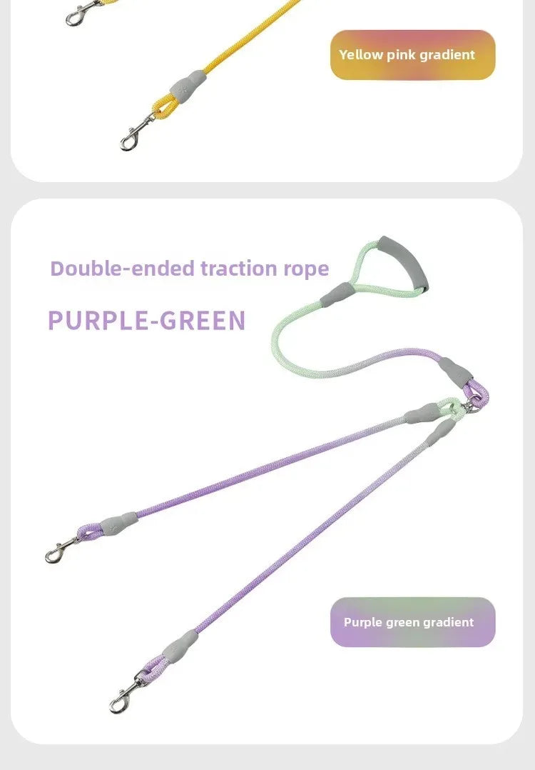 Puppy Accessories Flexi Suit for Dog Pet Supplies Dogs Collar Leash Collars Accessory Big Harness Double-headed traction rope